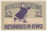  Бона. Германия. Нойхаус-ам-Реннвег 25 пфеннигов 1920 год. Нотгельд. (VF) 