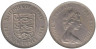  Джерси. 10 новых пенсов 1968 год. 