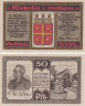  Бона. Германия. Нихайм 50 пфеннигов 1921 год. Нотгельд. (XF) 