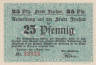  Бона. Германия. Итцехо 25 пфеннигов 1920 год. Нотгельд. (XF) 