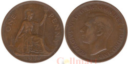 Великобритания. 1 пенни 1939 год.