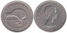  Новая Зеландия. 1 флорин 1962 год. Птица Киви. 