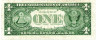  Бона. США 1 доллар 1957 год. Джордж Вашингтон. (Серебряный сертификат - синяя печать) № 419 (F) 