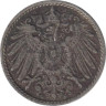  Германская империя. 5 пфеннигов 1910 год. (G) 