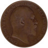  Великобритания. 1 пенни 1904 год. 