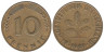  ФРГ. 10 пфеннигов 1950 год. (G) 