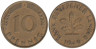  ФРГ. 10 пфеннигов 1949 год. (J) 