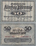  Бона. Германия. Дрезден - Нойштадт 50 пфеннигов 1918 год. Нотгельд. (VF) 
