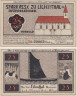  Бона. Германия. Лилиенталь 25 пфеннигов 1921 год. Нотгельд. (VF) 
