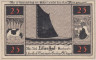 Бона. Германия. Лилиенталь 25 пфеннигов 1921 год. Нотгельд. (VF) 