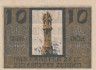  Бона. Австрия. Нидервальдкирхен 10 геллеров 1920 год. Нотгельд. (XF) 
