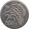  Тринидад и Тобаго. 25 центов 1997 год. Чакония. 
