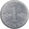  Финляндия. 1 пенни 1970 год. 