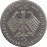  Германия (ФРГ). 2 марки 1977 год. Конрад Аденауэр. (F) 