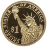  США. 1 доллар 2011 год. 20-й президент Джеймс Гарфилд (1881). (S)  