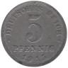  Германская империя. 5 пфеннигов 1915 год. (J) (магнитная) 