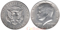 США. 1/2 доллара 1966 год. Джон Кеннеди.