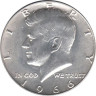  США. 1/2 доллара 1966 год. Джон Кеннеди. 