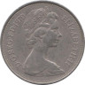  Великобритания. 10 новых пенсов 1970 год. 