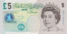  Бона. Великобритания 5 фунтов 2004-2011 год. Элизабет Фрай. (Пресс) 