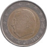  Бельгия. 2 евро 2002 год. 