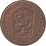  Чехословакия. 50 геллеров 1964 год. Герб. 