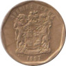  ЮАР. 20 центов 1997 год. Протея артишоковая. 