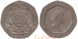 Великобритания. 20 пенсов 1987 год.