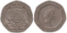  Великобритания. 20 пенсов 1987 год. 