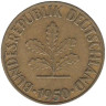  ФРГ. 10 пфеннигов 1950 год. (F) 