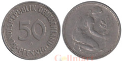 ФРГ. 50 пфеннигов 1970 год. (G)
