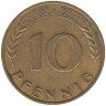  ФРГ. 10 пфеннигов 1949 год. (F) 