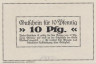  Бона. Германия. Вольдегк 10 пфеннигов 1921 год. Нотгельд. (XF) 