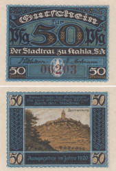 Бона. Германия. Кала 50 пфеннигов 1920 год. Нотгельд. (XF)