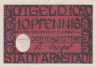  Бона. Германия. Арнштадт 10 пфеннигов 1920 год. Нотгельд. (XF) 