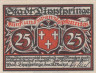  Бона. Германия. Бад-Липпшпринге 25 пфеннигов 1921 год. Нотгельд. (XF) 