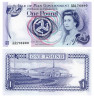  Бона. Остров Мэн 1 фунт 2009 год. Холм Тинуолд. (AU) 