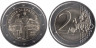  Италия. 2 евро 2022 год. 170 лет Итальянской национальной полиции. 
