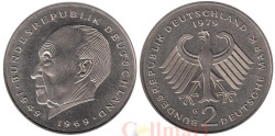 Германия (ФРГ). 2 марки 1979 год. Конрад Аденауэр. (G)