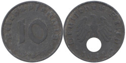 Германия - Третий рейх. 10 рейхспфеннигов 1942 год. (B)