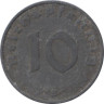  Германия - Третий рейх. 10 рейхспфеннигов 1942 год. (B) 