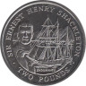  Южная Георгия. 2 фунта 2001 год. Сэр Эрнест Генри Шеклтон. 