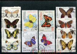 Набор марок. Бабочки. 12 марок + планшетка. № 1557.