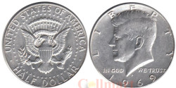 США. 1/2 доллара 1969 год. Джон Кеннеди. (D)