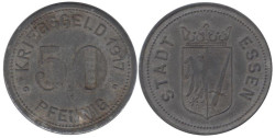 Германия. Эссен. 50 пфеннигов 1917 год. Нотгельд.
