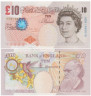  Бона. Великобритания 10 фунтов 2004-2011 год. Чарльз Дарвин. (Пресс) 