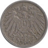  Германская империя. 5 пфеннигов 1905 год. (A) 