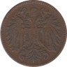 Австрия. 2 геллера 1894 год. Герб. 