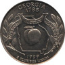  США. 25 центов 1999 год. Квотер штата Джорджия. (D) 