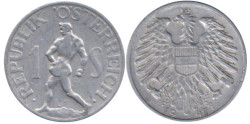Австрия. 1 шиллинг 1947 год.
